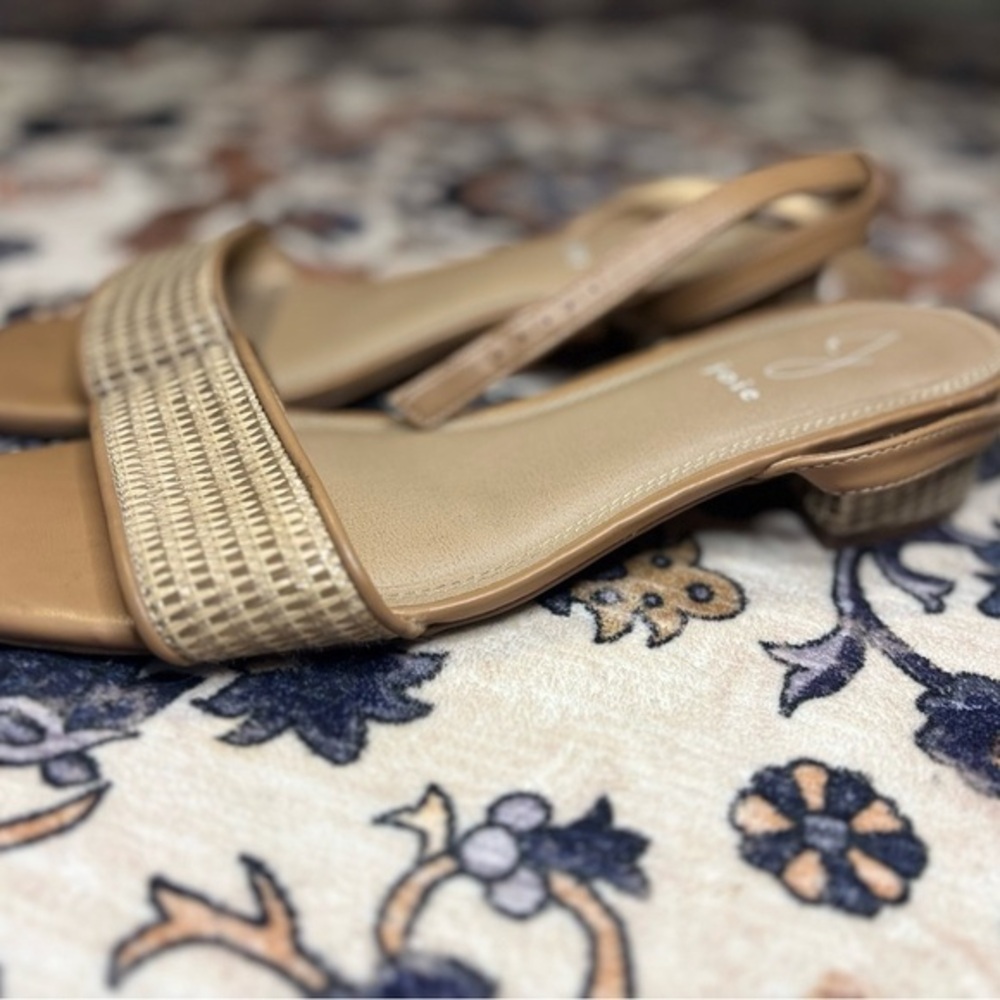Joie Tan Woven Sandals - Picture 2 of 4